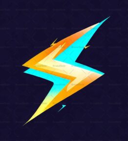 Energiegeladener Blitz